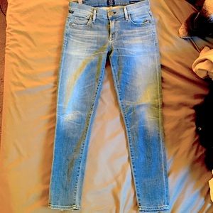 Citizens of Humanity Mid Rise Ankle Skinny Jeans, size 26